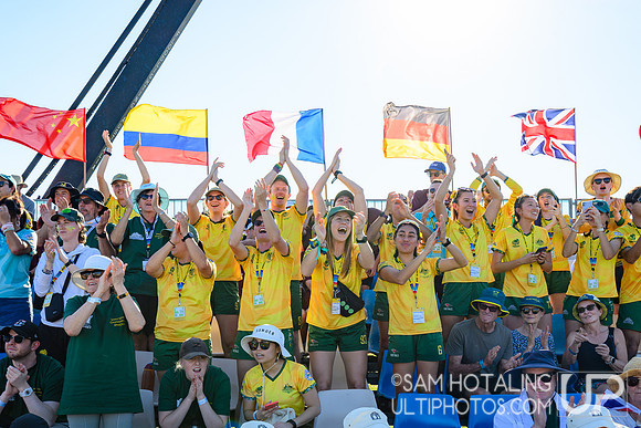 Opening ceremony during World Ultimate Championships at Runaway Bay Precinct