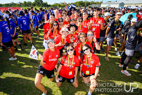 Opening ceremony during World Ultimate Championships at Runaway Bay Precinct