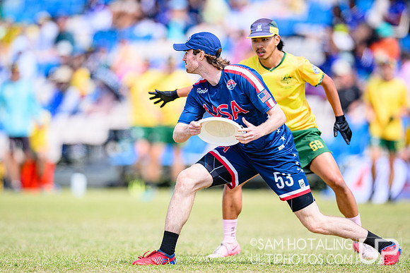 Power-pool play during World Ultimate Championships at Runaway Bay Precinct