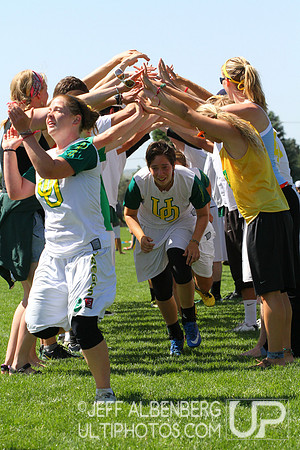 Sunday Women's Quarter-Final action from 2012 College Nationals