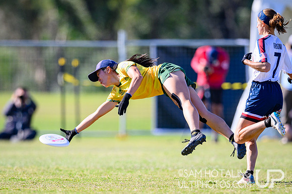 Women’s power-pools during World Ultimate Championships at Runaway Bay Sports Precinct