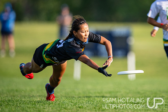 Color of Ultimate pickup showcase game at International Club Championships at Aurora Sports Park