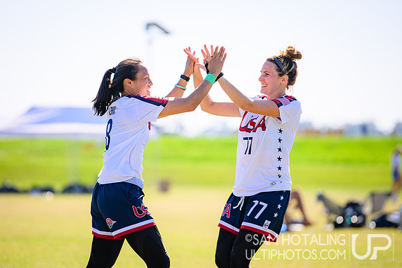 Pool play during World Ultimate Championships at Runaway Bay Precinct