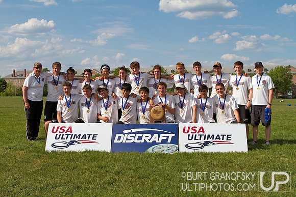 2012 USAU HS Northeasterns; Sunday