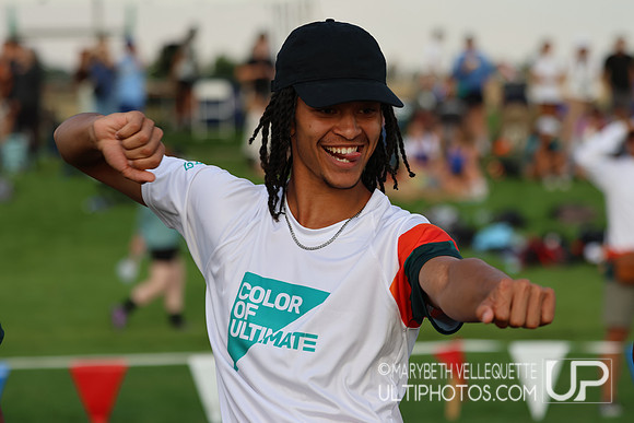 Color of Ultimate BIPOC hat game at the USA Ultimate Internation
