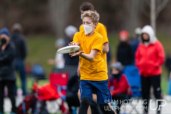Youth ultimate frisbee at Seven Hills Invite