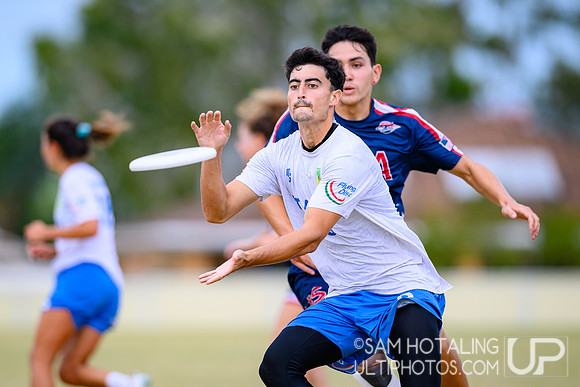 Mixed quarterfinals during World Ultimate Championships at Runaway Bay Sports Precinct