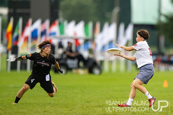 TOKYO Mavericks vs Yaka in the round of 16 at World Ultimate Club Championships
