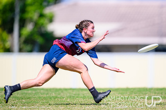 Women’s pool play during World Ultimate Championships at Runaway Bay Sports Precinct