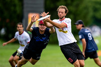 CUSB Open vs Mephisto in pool play at World Ultimate Club Championships