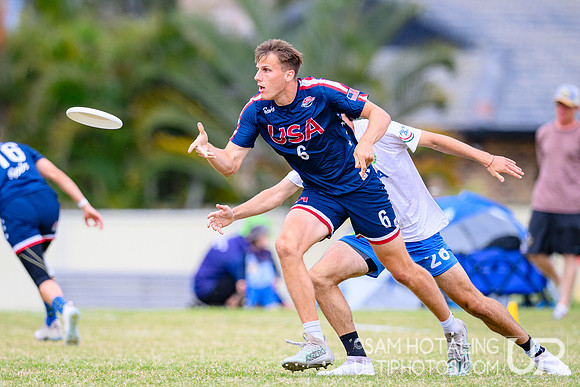 Bracket play during World Ultimate Championships at Runaway Bay Precinct
