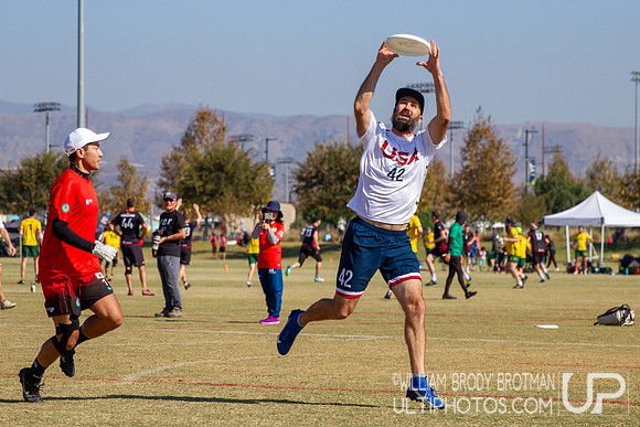 Day 2 of the WFDF 2024 World Masters Ultimate Championships