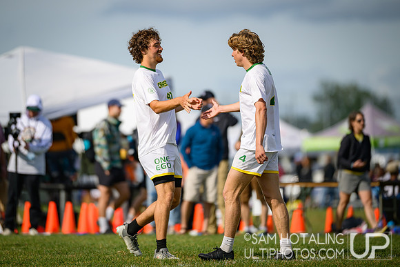 Oregon Ego vs Penn State Spank in quarterfinals finals at USAU D-I College Championships