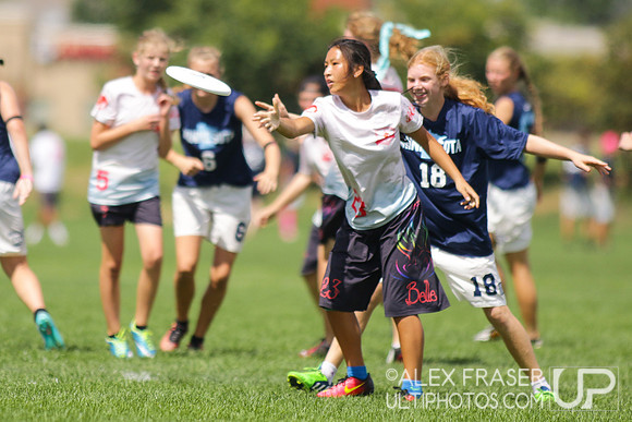 U16 Girls - Saturday - 2016 USAU Youth Club Championships