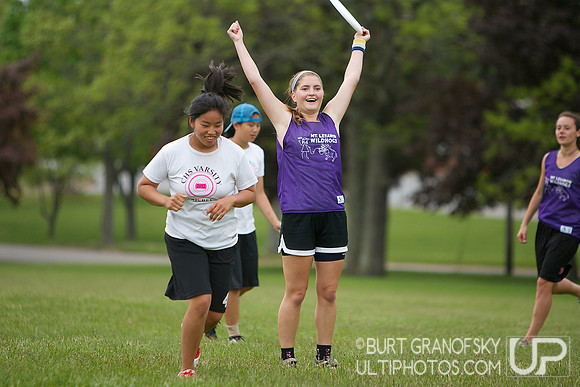 Girls Division, Sunday -- 2012 USAU HS Northeasterns