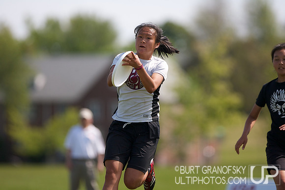 Girls Division, Championship -- 2012 USAU HS Northeasterns