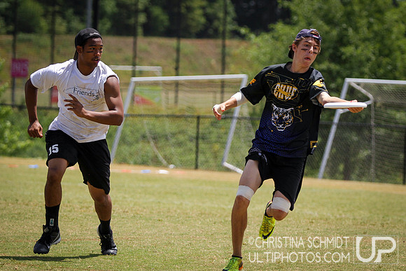 USA Ultimate Southern High School Regional Championships 2014 - Sunday