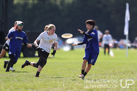 Fury and Swampybarg at the 2022 World Ultimate Club Championships