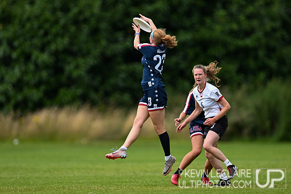 USA vs Germany U20 Women's - WJUC Monday Round 3