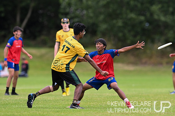 Colombia v Australia U20 Open - WJUC Monday Round 2