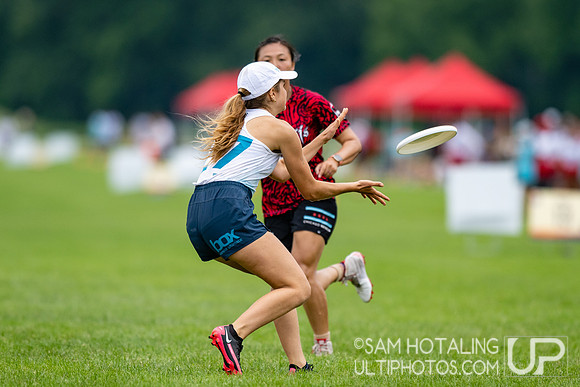 Box Vienna Ultimate vs Chicago Nemesis in pool play at World Ultimate Club Championships