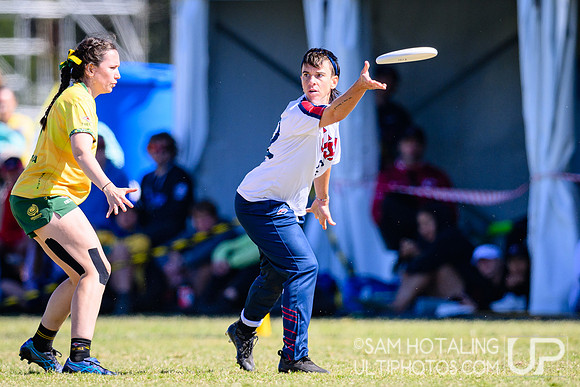 Women’s power-pools during World Ultimate Championships at Runaway Bay Sports Precinct