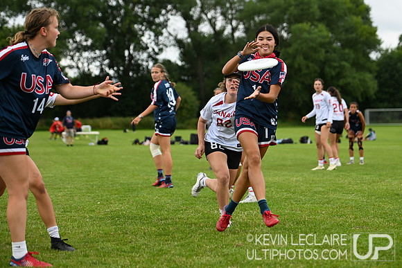 USA vs Canada U20 Women's - WJUC Wednesday Round 2