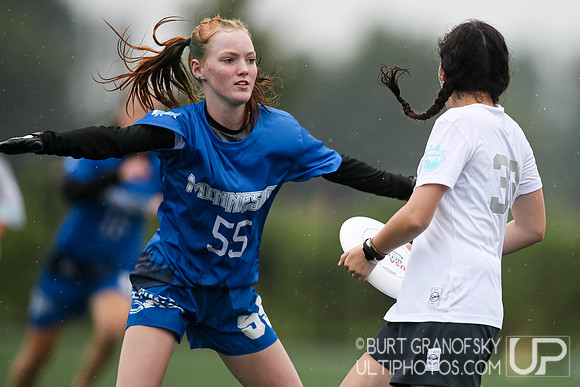 USA Ultimate YCC 2022 -- U17 Girls Sat Action