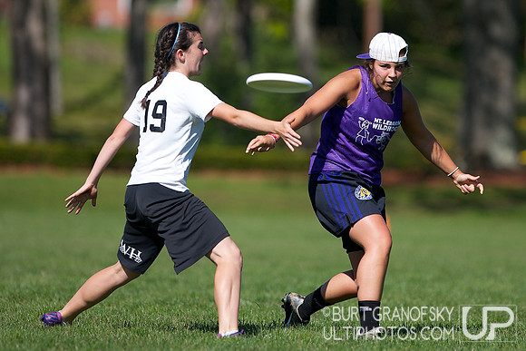 Girls Division, Saturday -- 2012 USAU HS Northeasterns