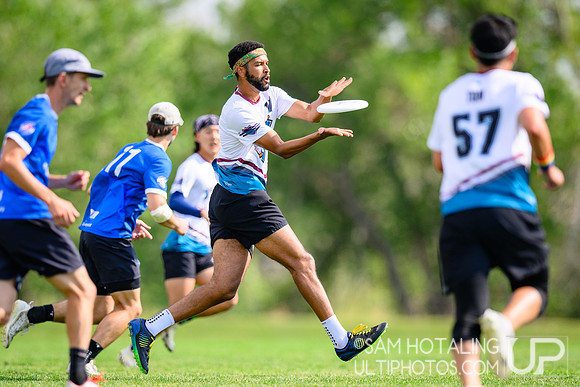 Men’s crossover play during International Club Championships at Aurora Sports Park