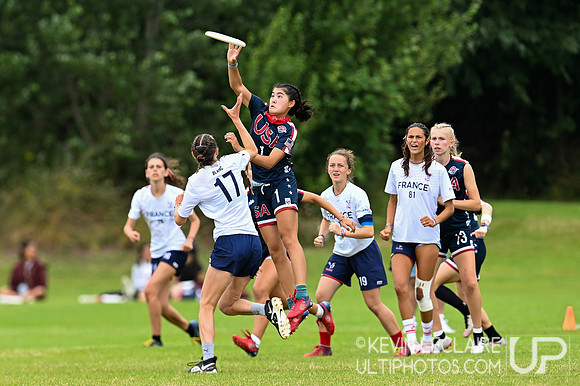 USA vs France U20 Women's - WJUC Thursday Round 2