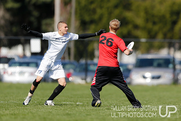 Saturday Action - USA Ultimate 2014 College Division I Ohio Valley Regional Tournament