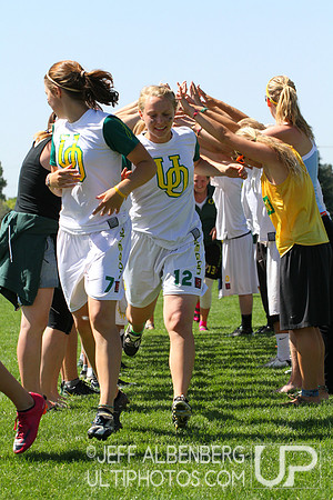 Sunday Women's Quarter-Final action from 2012 College Nationals