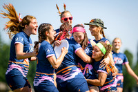 Saturday pool play at USAU D-I College Championships