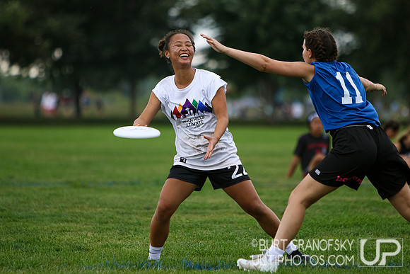 USA Ultimate YCC 2022 -- U20 Girls Sat Action