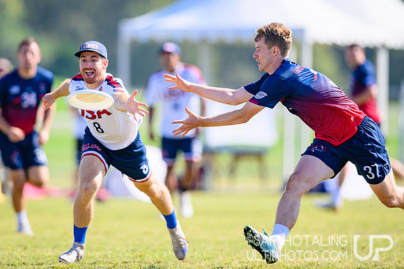 Pool play during World Ultimate Championships at Runaway Bay Precinct