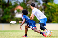 Mixed quarterfinals during World Ultimate Championships at Runaway Bay Sports Precinct