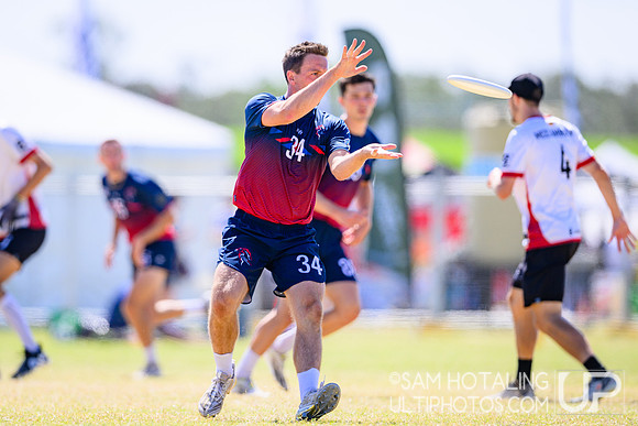 Men’s pool play during World Ultimate Championships at Runaway Bay Sports Precinct