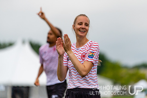 Charrúa vs Eintracht Frankfurt in pool play at World Ultimate Club Championships