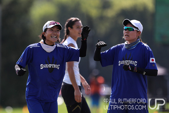 Fury and Swampybarg at the 2022 World Ultimate Club Championships