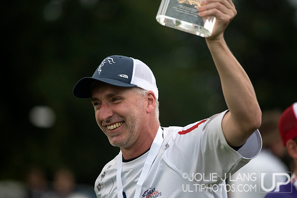 Men's Masters medal ceremony - WUGC 2016