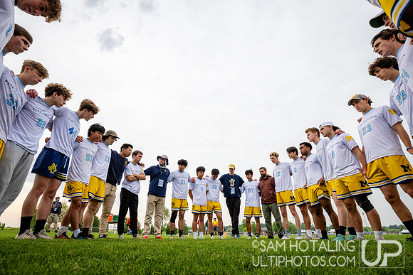 Pool play at USAU D1 College Championships