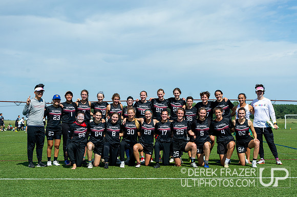 Scandal Women's Champions Team Photo