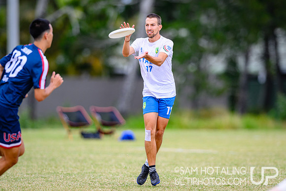 Mixed quarterfinals during World Ultimate Championships at Runaway Bay Sports Precinct