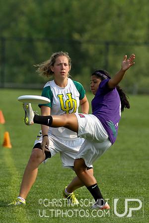 2012 USAU D-I College Championships Saturday Action