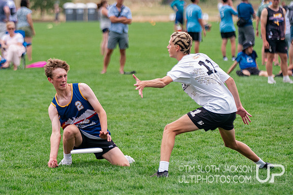 Bracket  play at 2024 USAU Youth Club Championship