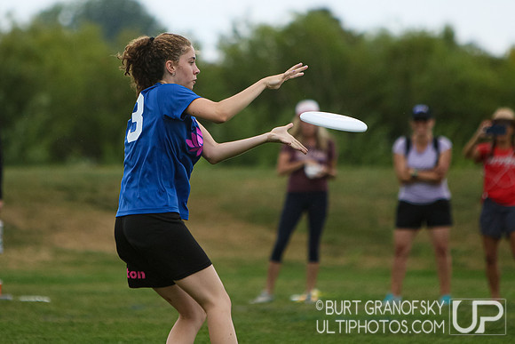 USA Ultimate YCC 2022 -- U20 Girls Sat Action