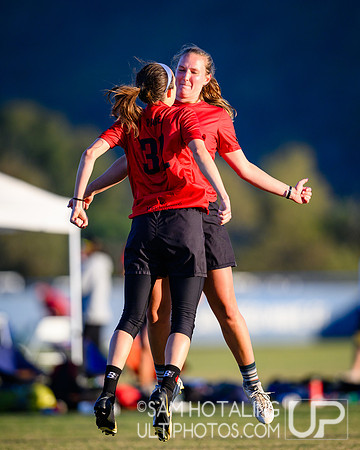 Flipside vs Seattle Riot in women’s placement play during Club Championships at Surf Cup Sports Park