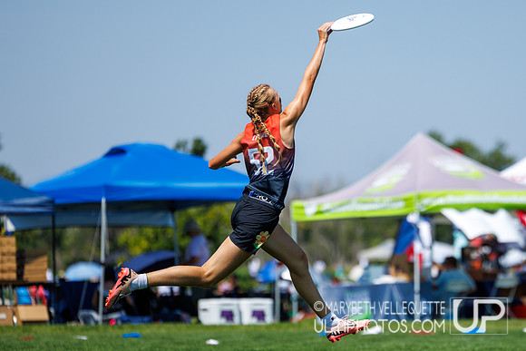 Monday action at the USA Ultimate Youth Club Championships. U-20