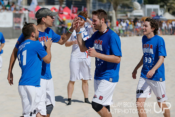 Day 6 of the 2015 World Championships of Beach Ultimate